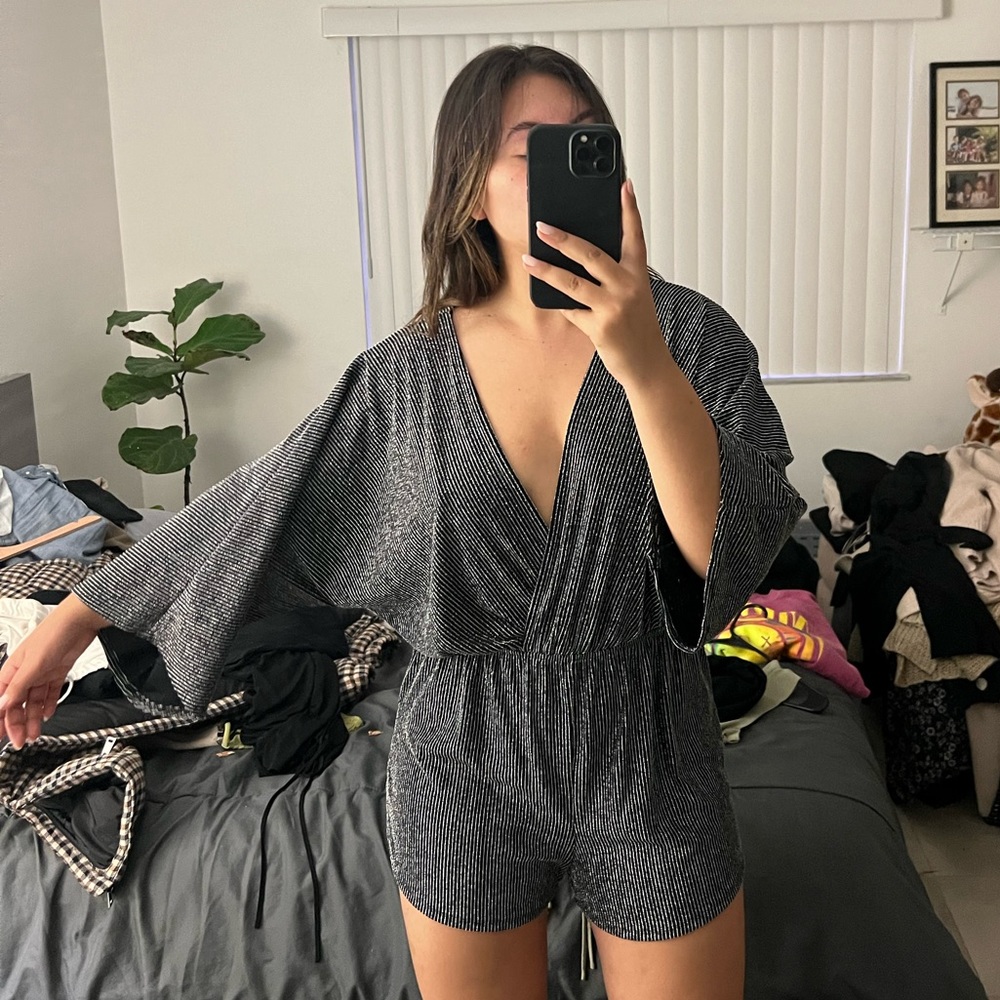 Starlow Short Shiny Romper